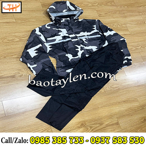 Áo mưa bộ rằn ri nam nữ quần và áo riêng biệt, che chắn mưa hiệu quả Áo mưa bộ rằn ri nam nữ quần và áo riêng biệt, che chắn mưa hiệu quả