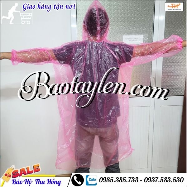 Áo mưa mỏng mặc 1 lần. Áo mưa mỏng mặc 1 lần.