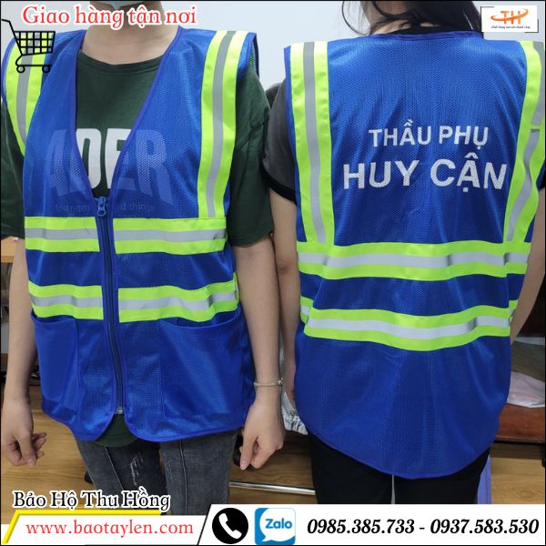 Áo phản quang in logo, in theo yêu cầu.  Áo phản quang in logo, in theo yêu cầu.