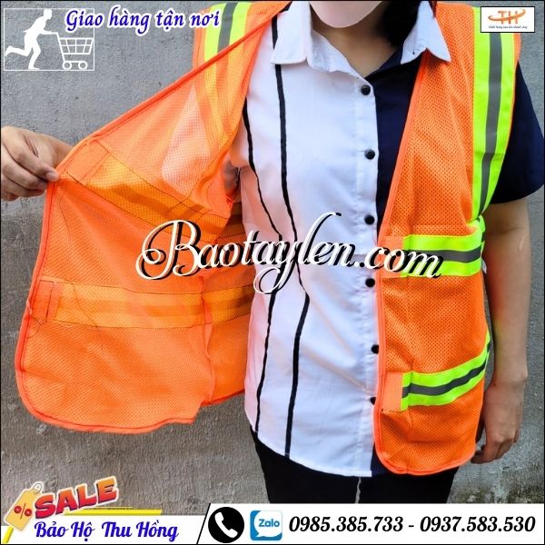 Áo phản quang công trình - áo bảo hộ phản quang. Áo phản quang công trình - áo bảo hộ phản quang.