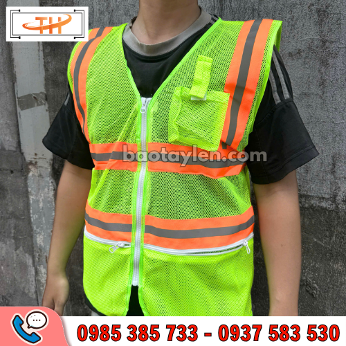 áo phản quang lưới thoáng khí áo phản quang lưới thoáng khí