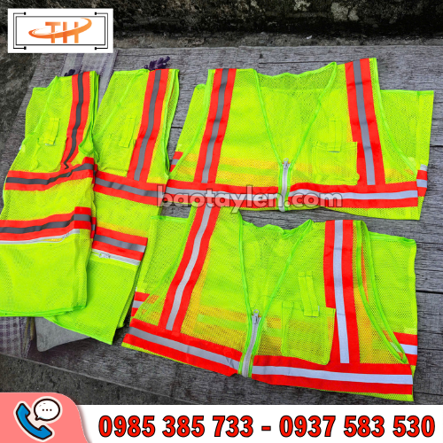 Áo phản quang vải lưới xanh lá hàng sẵn giao tận nơi tại Thu Hồng Áo phản quang vải lưới xanh lá hàng sẵn giao tận nơi tại Thu Hồng