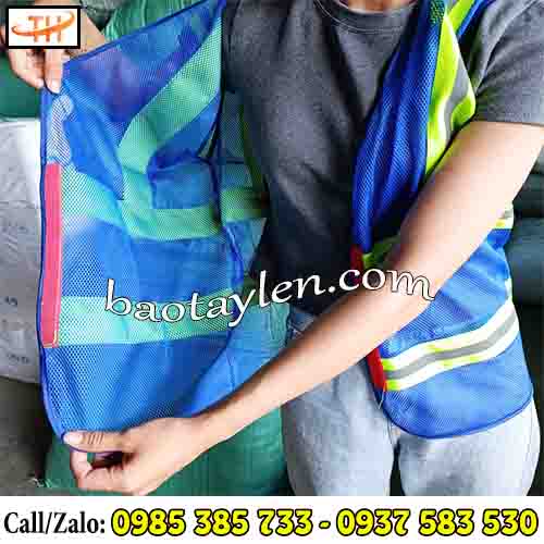 Áo phản quang vải lưới cực kỳ thông thoáng Áo phản quang vải lưới cực kỳ thông thoáng