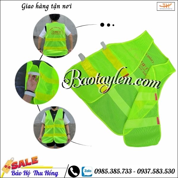 Áo phản quang vải lưới thun sườn giá rẻ. Áo phản quang vải lưới thun sườn giá rẻ.
