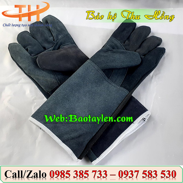 Bao tay dày dặn - chống tia lửa hàn, vụ kim loại tốt