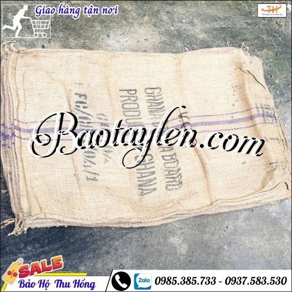 Bao bố kích cỡ 70x110cm. Bao bố kích cỡ 70x110cm.