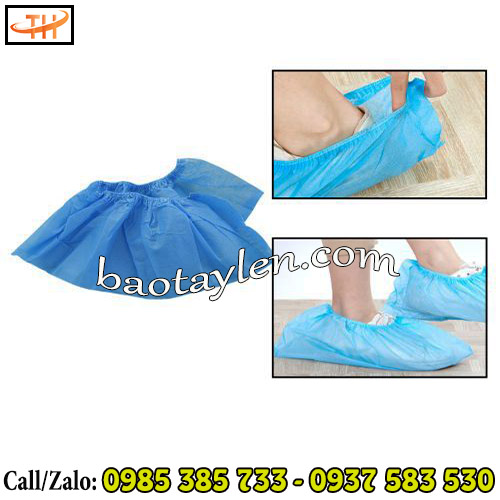 Bao giày phòng sạch chống trơn trượt Bao giày phòng sạch chống trơn trượt