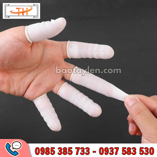 Bao ngón tay cao su mềm dẻo, dễ chịu khi đeo Bao ngón tay cao su mềm dẻo, dễ chịu khi đeo