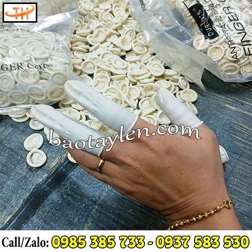 Xỏ ngón tay cao su có đai Xỏ ngón tay cao su có đai