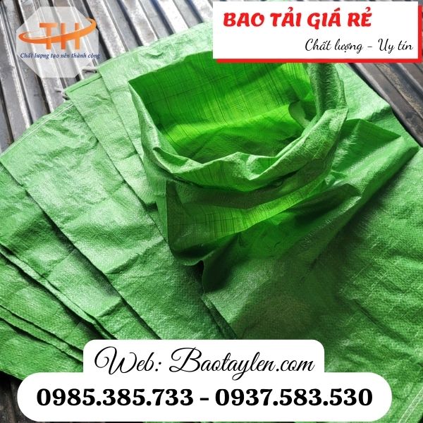 >>Bao tải đựng 50 ký màu xanh lá. >>Bao tải đựng 50 ký màu xanh lá.