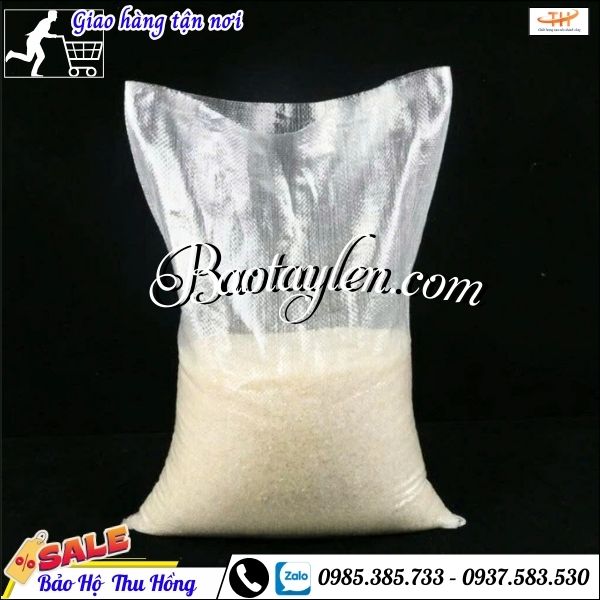 Bao tải trong suốt đựng gạo giá rẻ. Bao tải trong suốt đựng gạo giá rẻ.
