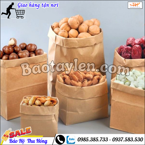 Bao giấy đựng các loại hạt. Bao giấy đựng các loại hạt.