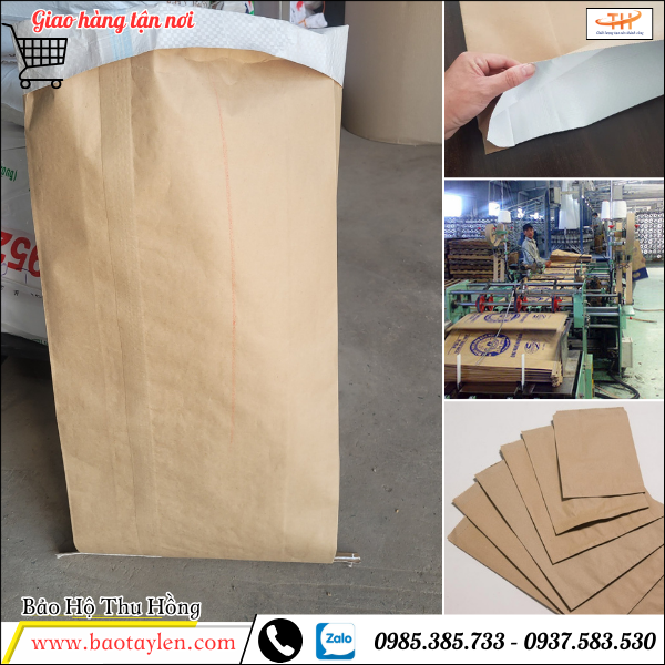 Bao tải giấy kraft chất lượng, thân thiện Bao tải giấy kraft chất lượng, thân thiện