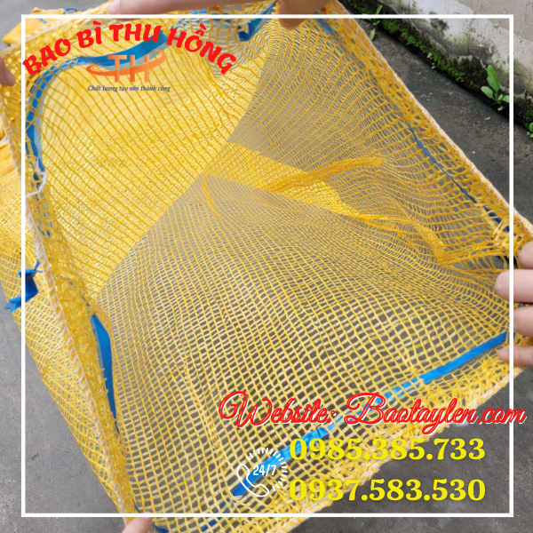 >>Bao tải lưới có nhiều kích cỡ tiện dụng khi chứa đựng. >>Bao tải lưới có nhiều kích cỡ tiện dụng khi chứa đựng.