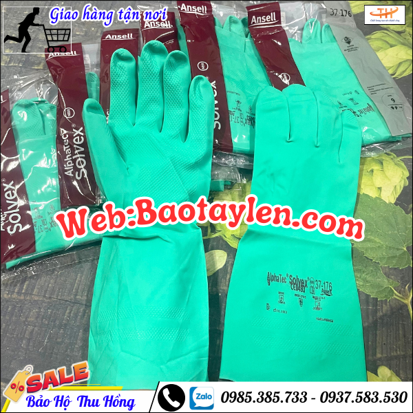 Bao tay ansell chống hóa chất Bao tay ansell chống hóa chất