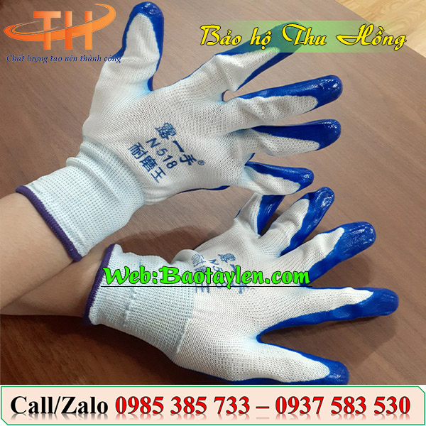 Găng tay bảo hộ phủ PU chống hóa chất
