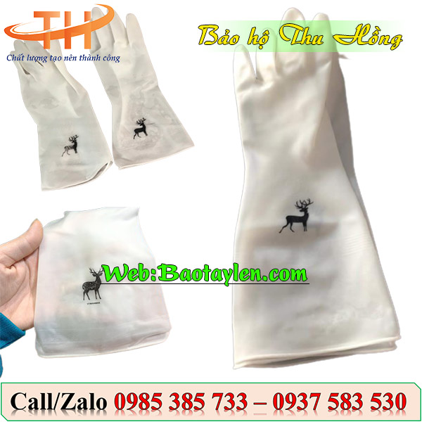 Găng tay cao su siêu dai con hươu