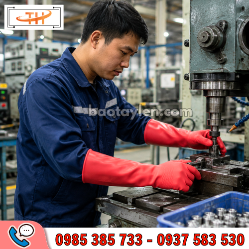 Găng tay cao su Hiệp Sĩ Titans bảo vệ đôi tay người lao động Găng tay cao su Hiệp Sĩ Titans bảo vệ đôi tay người lao động
