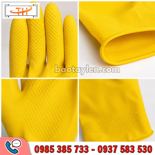 Cận cảnh găng tay cao su Nam Long size 9 Cận cảnh găng tay cao su Nam Long size 9