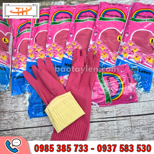 Găng tay cao su Sắc Cầu Vòng hàng chuẩn Găng tay cao su Sắc Cầu Vòng hàng chuẩn