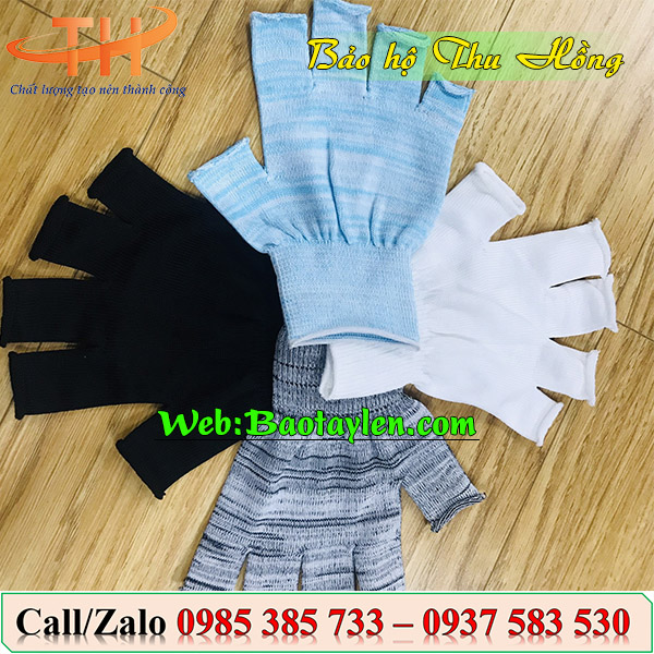 Bao tay cắt ngón nhiều màu