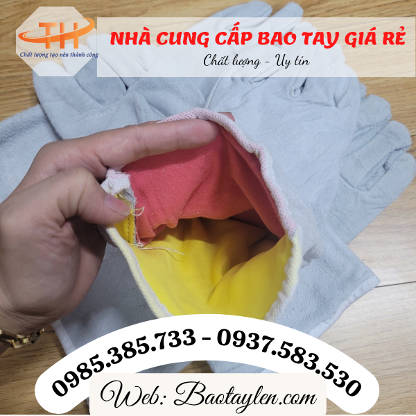 >>Găng tay da hàn 2 lớp mềm mại thông thoáng. >>Găng tay da hàn 2 lớp mềm mại thông thoáng.