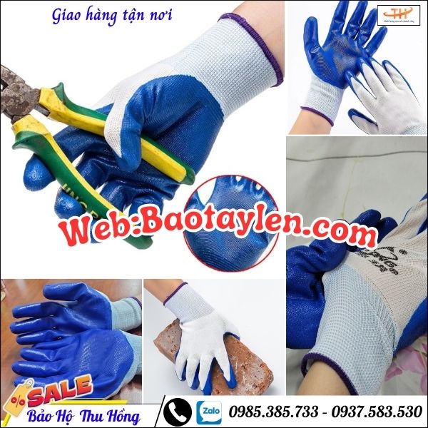 Găng tay có thể chống trơn, chống cắt, chống hóa chất và bụi bẩn. Găng tay có thể chống trơn, chống cắt, chống hóa chất và bụi bẩn.