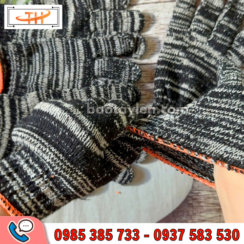Găng tay len muối tiêu 70g co giãn cực tốt Găng tay len muối tiêu 70g co giãn cực tốt