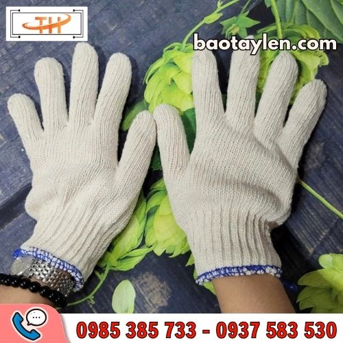 Bao tay len kem trắng 50gr Bao tay len kem trắng 50gr