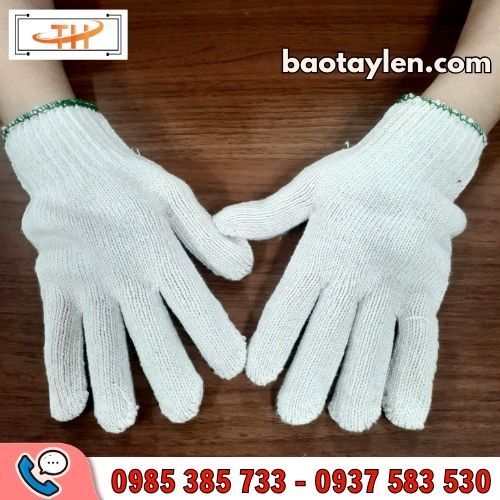 Bao tay len kem trắng 60gr không quá dày cũng không quá mỏng  Bao tay len kem trắng 60gr không quá dày cũng không quá mỏng