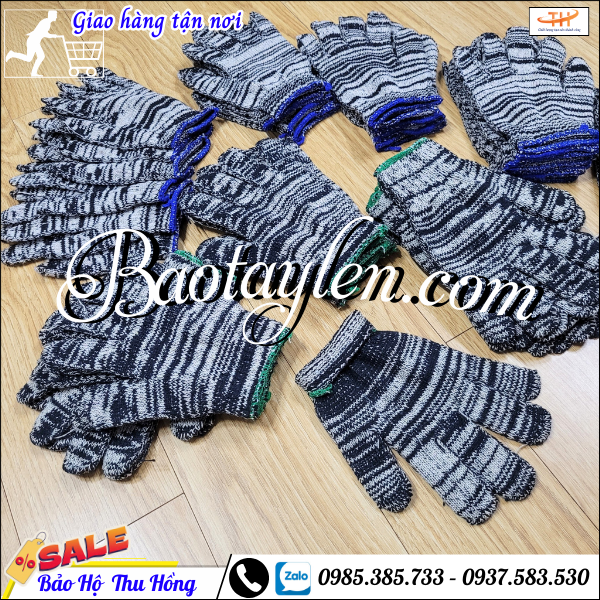 Xưởng bỏ sỉ bao tay len muối tiêu 60g giá rẻ. Xưởng bỏ sỉ bao tay len muối tiêu 60g giá rẻ.