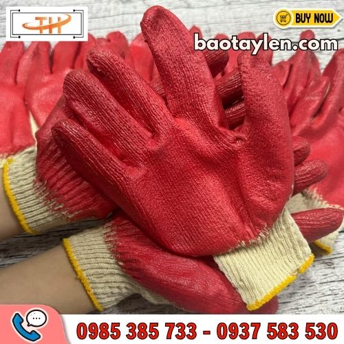 Bao tay nhúng nhựa loại 60g Bao tay nhúng nhựa loại 60g