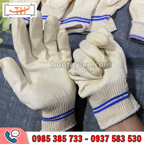 Găng tay len phủ nhựa bám dính tốt Găng tay len phủ nhựa bám dính tốt