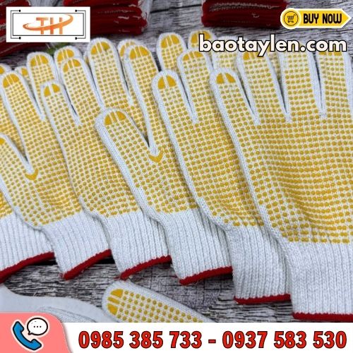 Bao tay len hạt nhựa sẵn sổ lượng sỉ tại Thu Hồng Bao tay len hạt nhựa sẵn sổ lượng sỉ tại Thu Hồng