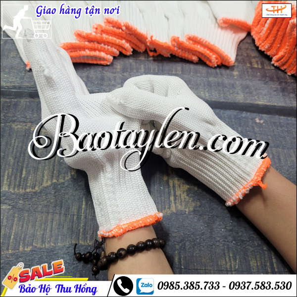 Găng tay lao động sợi len co dãn thoáng khí. Găng tay lao động sợi len co dãn thoáng khí.