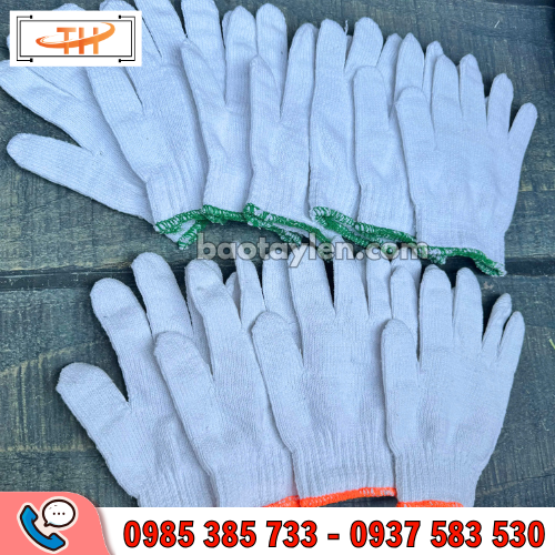 Găng tay len trắng hàng chuẩn sẵn viền nhiều màu tại Thu Hồng Găng tay len trắng hàng chuẩn sẵn viền nhiều màu tại Thu Hồng