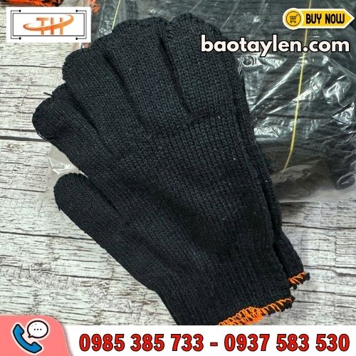 Bao tay len xám đen 70g Bao tay len xám đen 70g