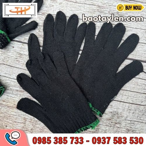 Bao tay len xám đen 60g Bao tay len xám đen 60g