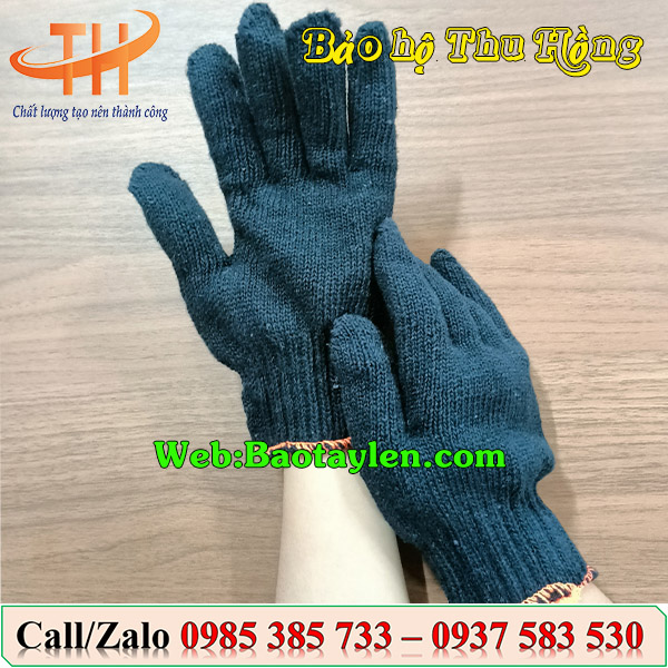 Bao tay len xám đen