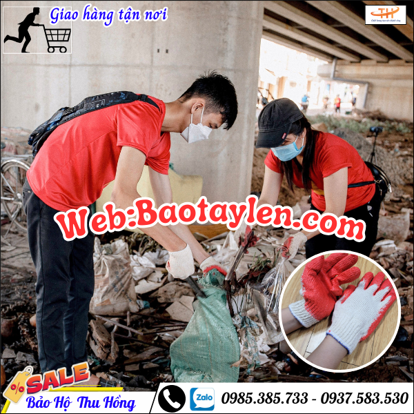 Găng tay phủ cao su (pvc) chống hóa chất, chống trơn. Găng tay phủ cao su (pvc) chống hóa chất, chống trơn.