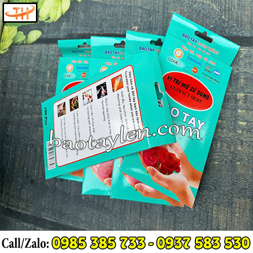 Bao tay nilon đóng hợp tiện lợi Bao tay nilon đóng hợp tiện lợi