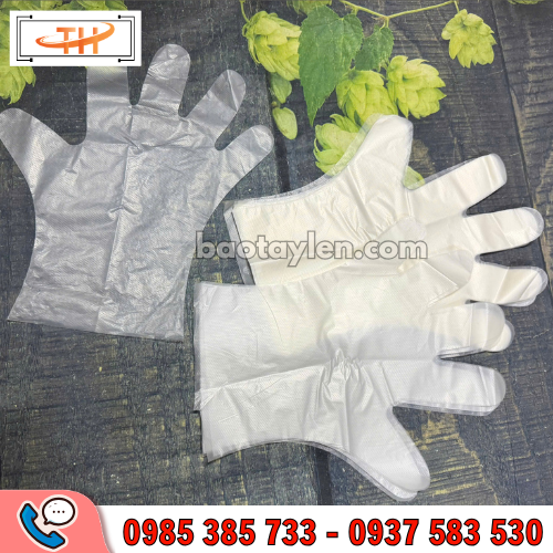 Bao tay nilon dùng một lần tiện lợi Bao tay nilon dùng một lần tiện lợi