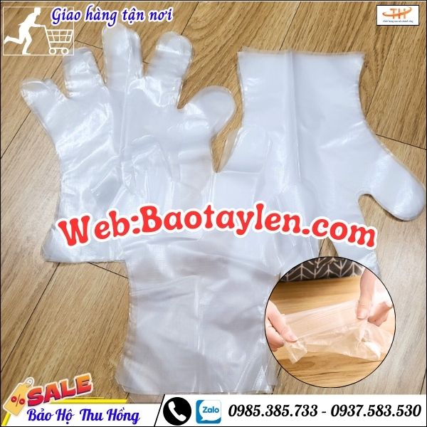 Bao tay chế biến thực phẩm dùng 1 lần. Bao tay chế biến thực phẩm dùng 1 lần.