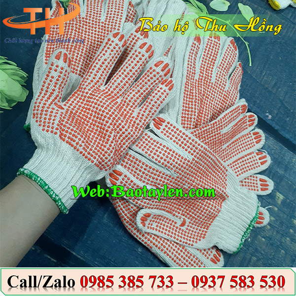 >Bao tay phủ nhựa chống trơn<