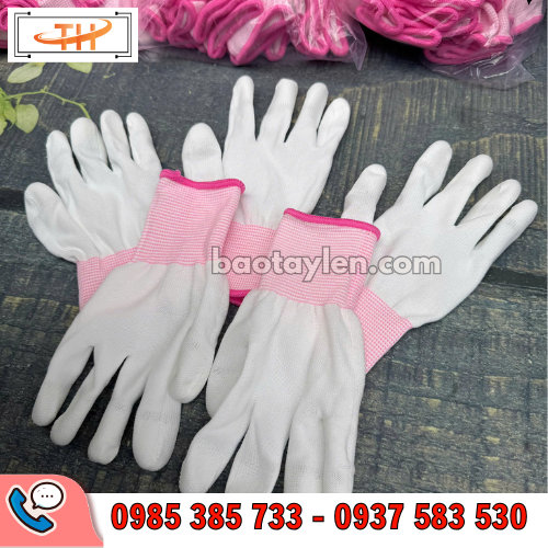 Găng tay phủ pu đầu ngón trắng hàng chuẩn sẵn tại Thu Hồng Găng tay phủ pu đầu ngón trắng hàng chuẩn sẵn tại Thu Hồng
