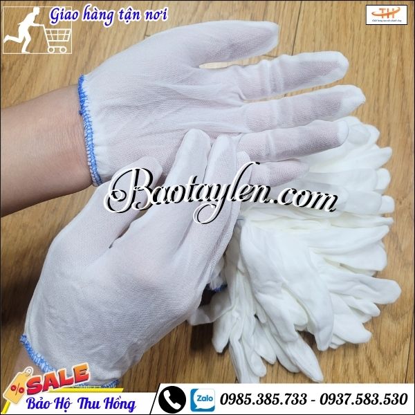 Bao tay nữ vải thun mỏng có bo viền. Bao tay nữ vải thun mỏng có bo viền.