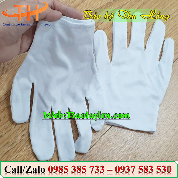 >Găng tay vải cotton trắng có đắt không?<