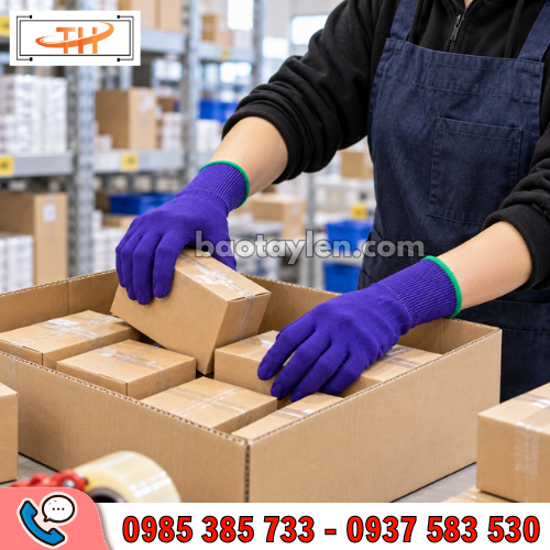 Găng tay thun mỏng dễ thao tác khi làm việc Găng tay thun mỏng dễ thao tác khi làm việc