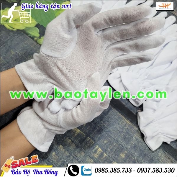 Bao tay vải ráp kẻ mềm mịn Bao tay vải ráp kẻ mềm mịn