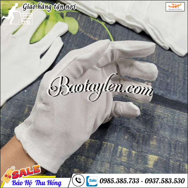 Găng tay thun trắng L+2 co giãn tốt. Găng tay thun trắng L+2 co giãn tốt.
